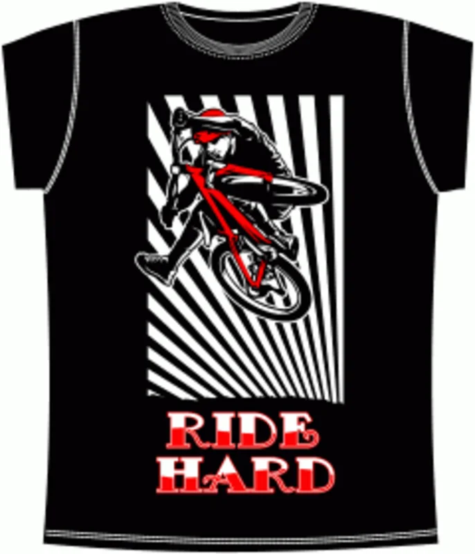 спорт - вело: Ride Hard Black
